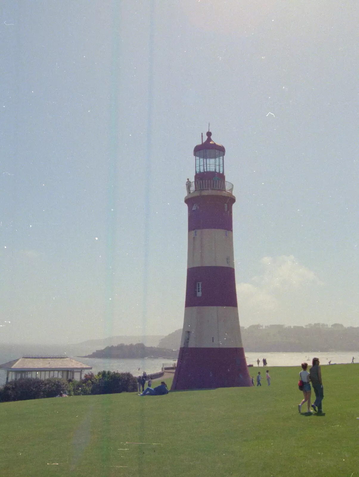 Smeaton's Tower, from Uni: Student Politics, and Hanging Around The Hoe, Plymouth - 12th April 1986