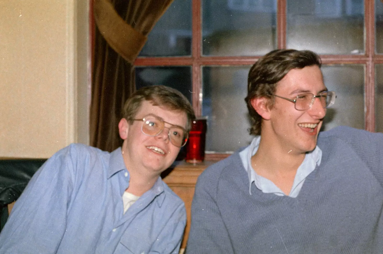 Dave Lock and Andy Dobie, from Uni: Another Session in the James Street Vaults, Plymouth - 15th April 1986