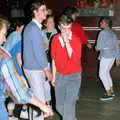 Mike Bey, Andy and Dave bopping away, Uni: Another Session in the James Street Vaults, Plymouth - 15th April 1986