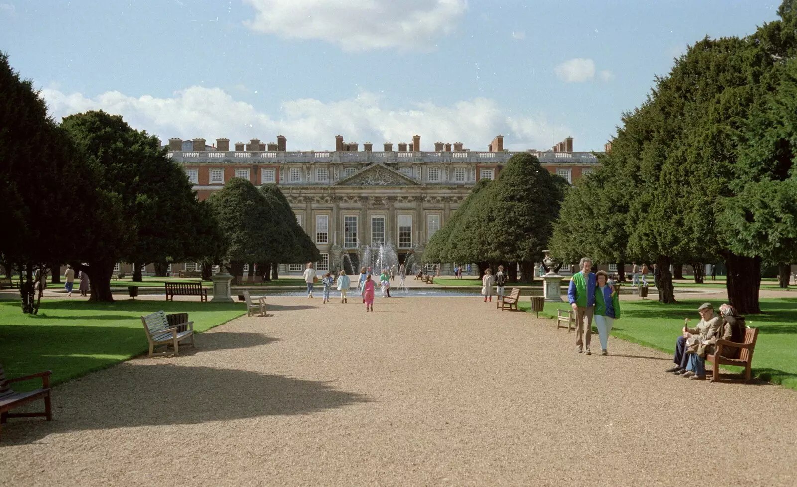 The back of Hampton Court, from Trotsky's Birthday, New Malden, Kingston Upon Thames - 20th April 1986