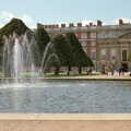 Fountains in Hampton Court's garden, Trotsky's Birthday, New Malden, Kingston Upon Thames - 20th April 1986