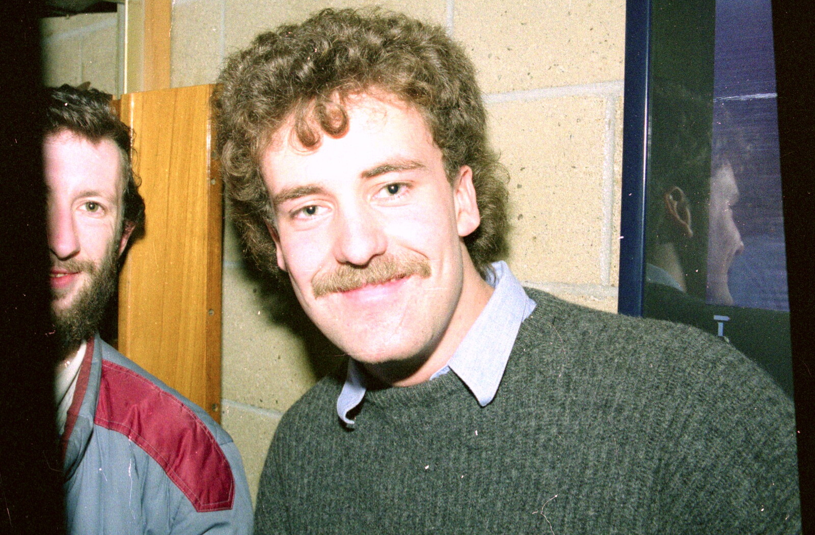 Sam Kennedy, and a little bit of Dai Edwards  from Uni: A Breadsticks Dinner Party and a Night in PPSU, Cromwell Road, Plymouth - 28th April 1986