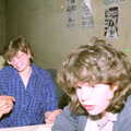 Barbara's Psychology gang, Uni: A Breadsticks Dinner Party and a Night in PPSU, Cromwell Road, Plymouth - 28th April 1986