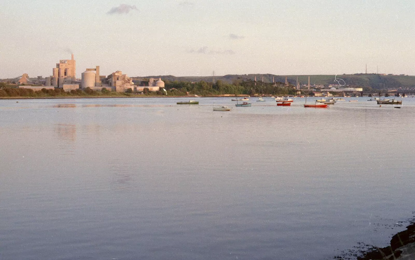 Boats on the River Plym off Embankment Road, from Uni: Scenes of Plymouth and the PPSU Bar, Plymouth Polytechnic, Devon - 28th April 1986