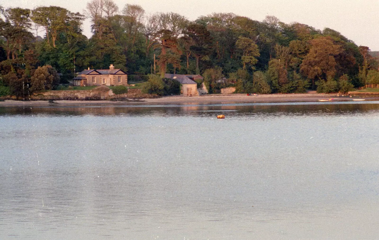 The river near Saltram House, from Uni: Scenes of Plymouth and the PPSU Bar, Plymouth Polytechnic, Devon - 28th April 1986