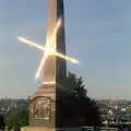 The obelisk behind Plymouth Hoe, Uni: Scenes of Plymouth and the PPSU Bar, Plymouth Polytechnic, Devon - 28th April 1986