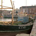 A fishing boat down in the Barbican, Uni: Scenes of Plymouth and the PPSU Bar, Plymouth Polytechnic, Devon - 28th April 1986