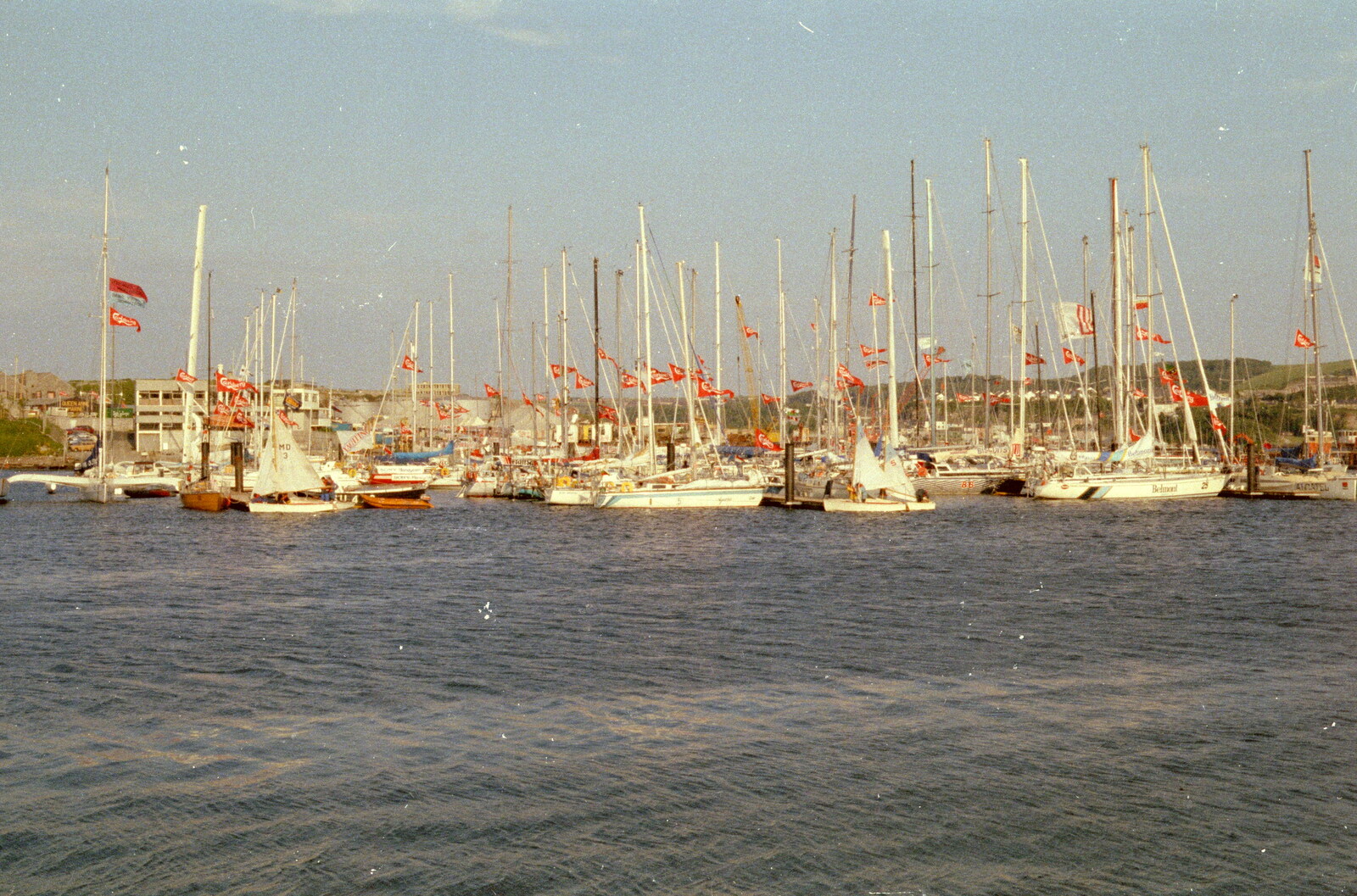 The yacht marina is full for a race from Uni: Scenes of Plymouth and the PPSU Bar, Plymouth Polytechnic, Devon - 28th April 1986