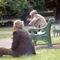 The two tramps in Beaumont Park, Uni: Scenes of Plymouth and the PPSU Bar, Plymouth Polytechnic, Devon - 28th April 1986