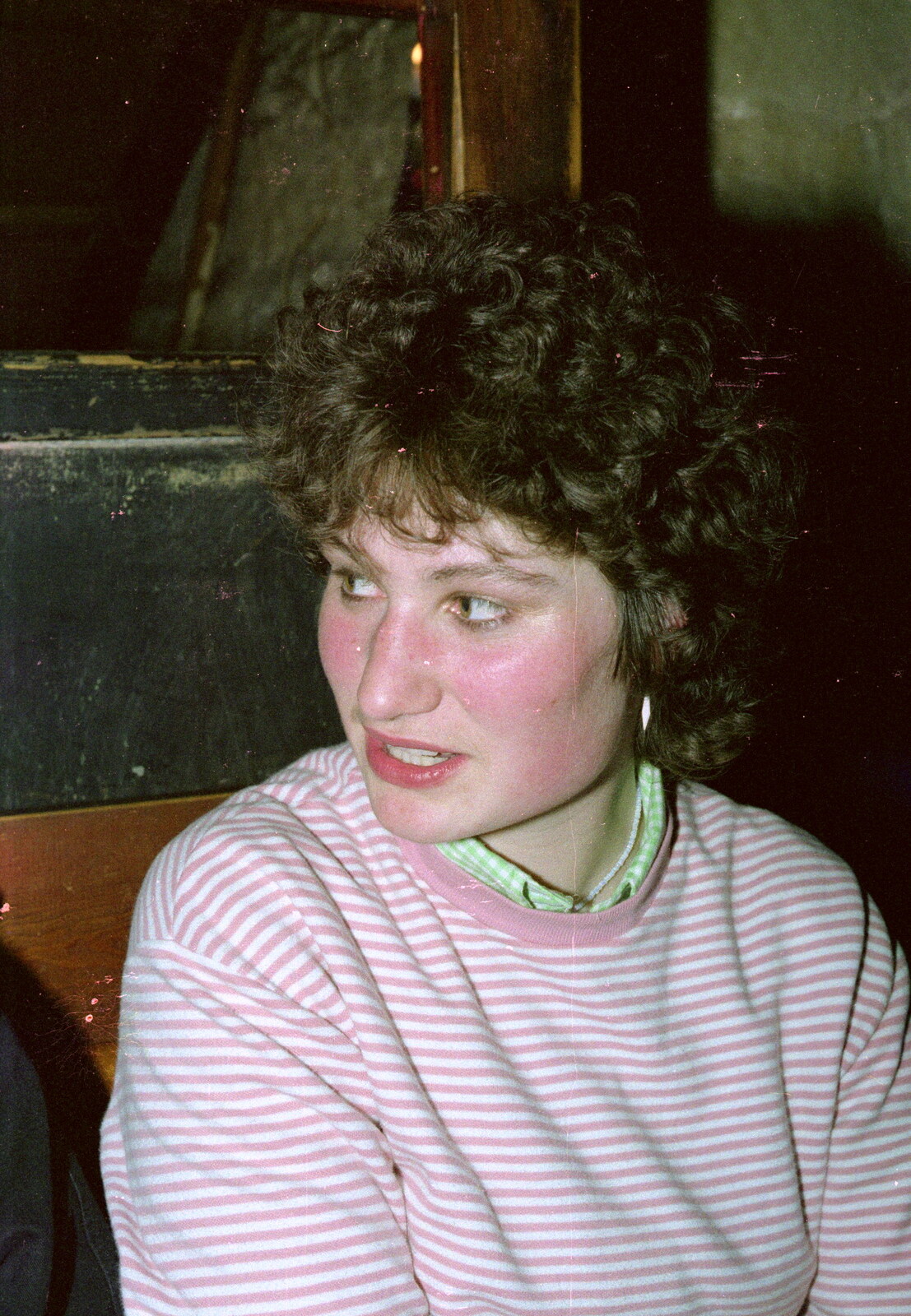 Angela Crann from Uni: Night and Day on the Barbican, Plymouth, Devon - 1st May 1986