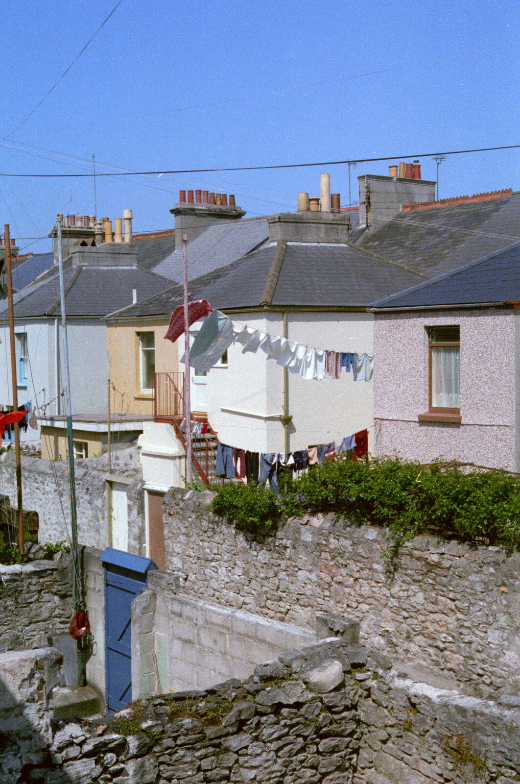 Another photo out of the bedroom window from Uni: Night and Day on the Barbican, Plymouth, Devon - 1st May 1986