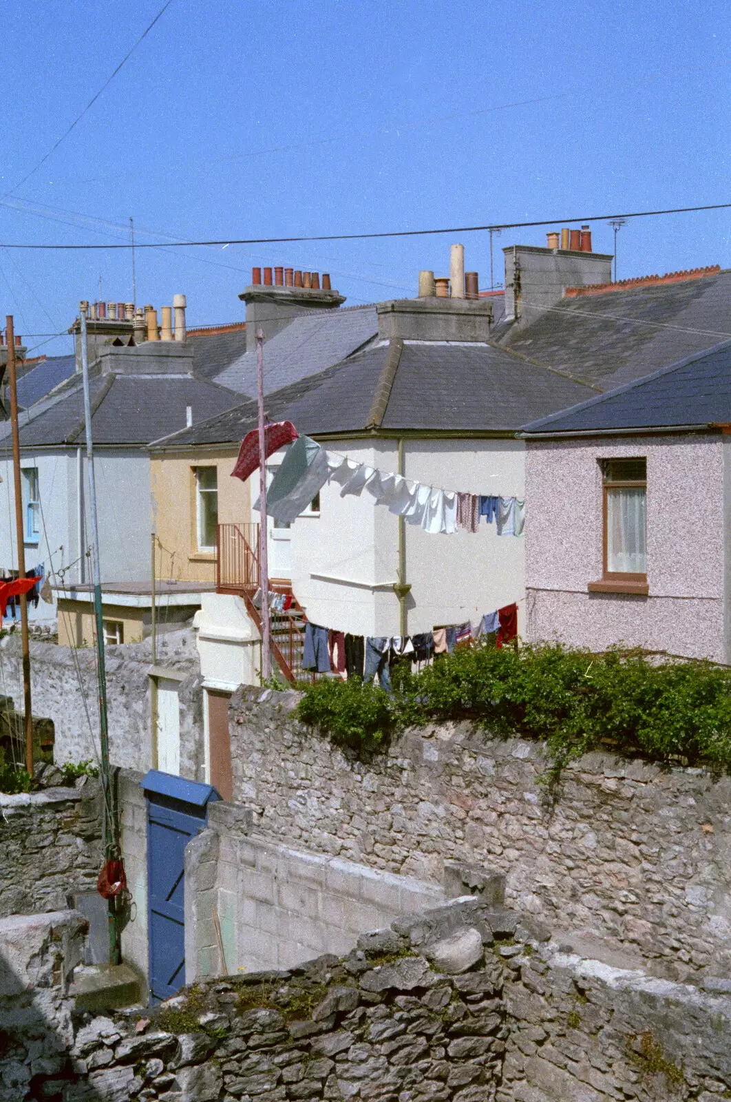 Another photo out of the bedroom window, from Uni: Night and Day on the Barbican, Plymouth, Devon - 1st May 1986