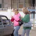 People wander around near the Fish Market, Uni: Night and Day on the Barbican, Plymouth, Devon - 1st May 1986