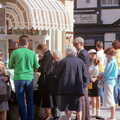 A queue for ice-creams on the Barbican, Uni: Night and Day on the Barbican, Plymouth, Devon - 1st May 1986