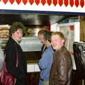 Angela and Mark at Cap'n Jaspers, Uni: Night and Day on the Barbican, Plymouth, Devon - 1st May 1986