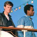 Dave Lock and Simon Bento, Uni: A Student Booze Cruise, Plymouth Sound, Devon - 2nd May 1986