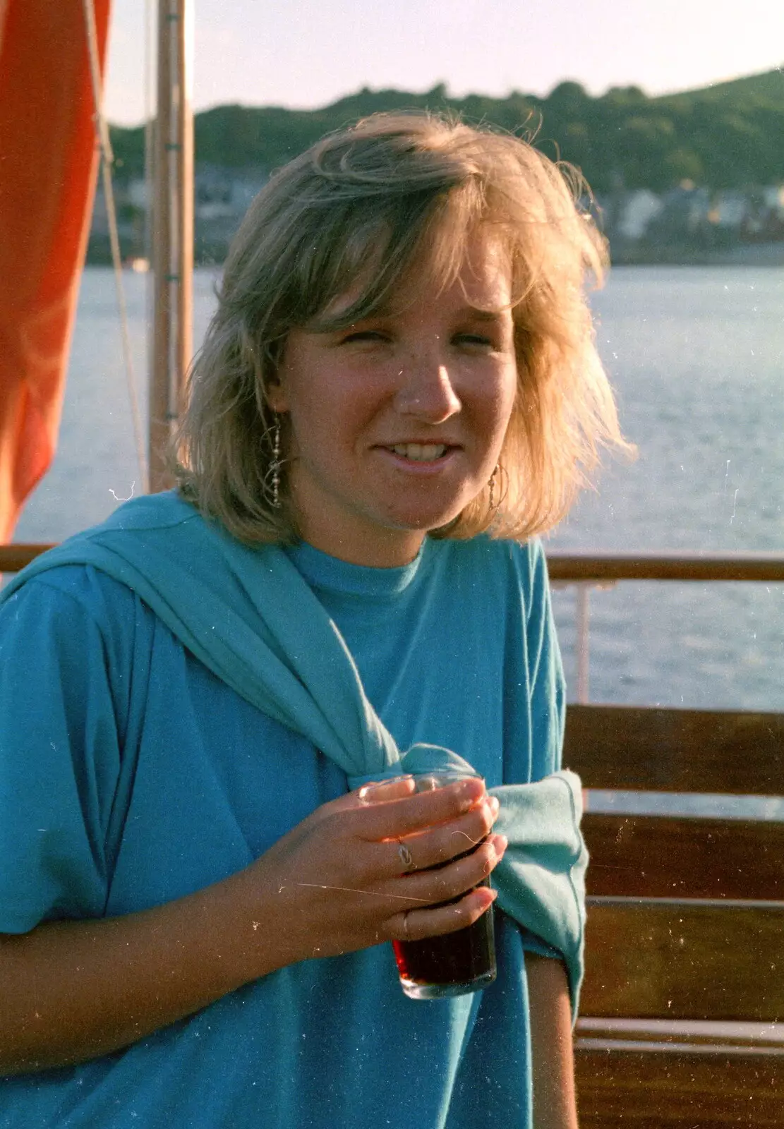 A BABS student, from Uni: A Student Booze Cruise, Plymouth Sound, Devon - 2nd May 1986