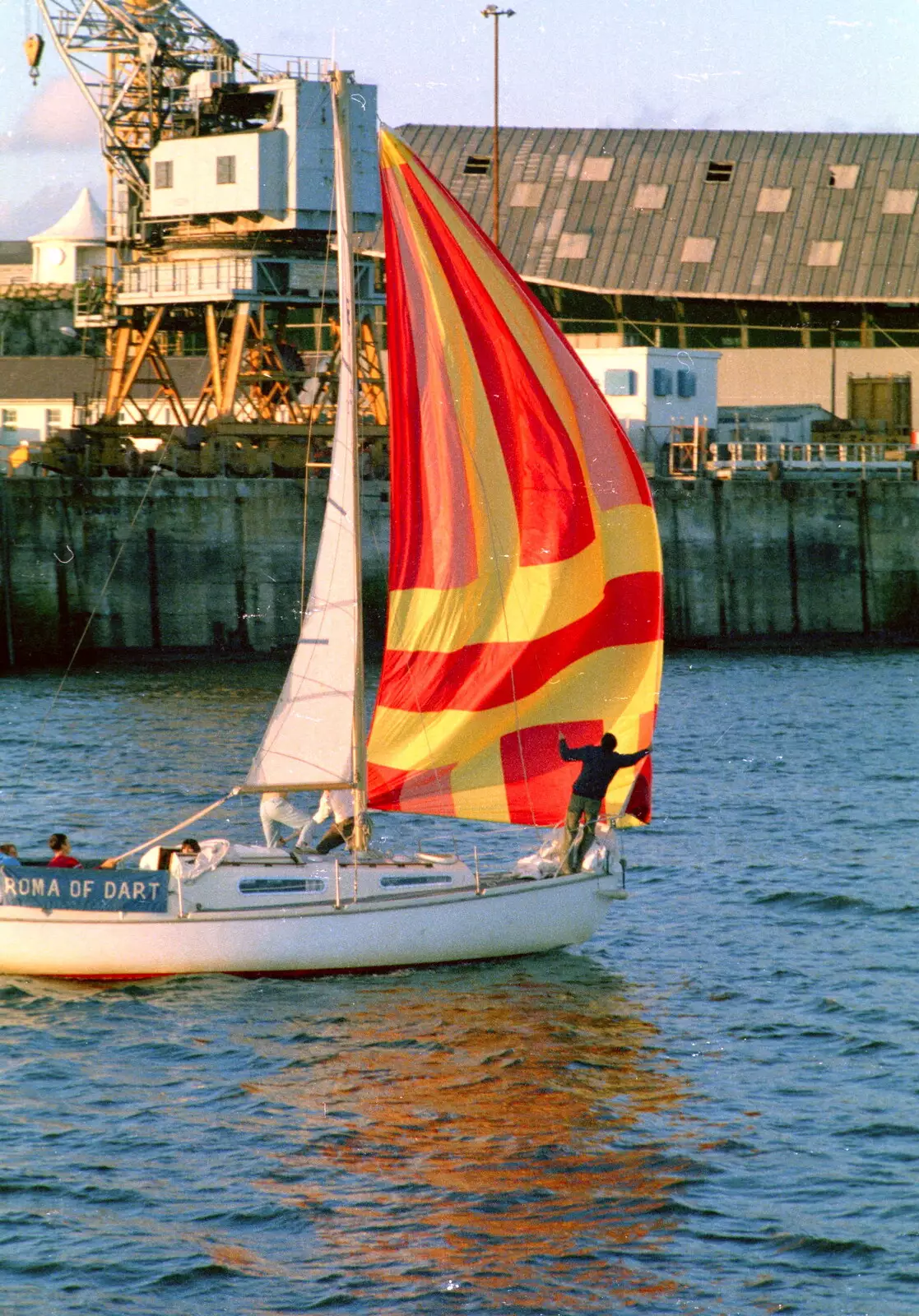 The 'Roma of Dart' yacht, from Uni: A Student Booze Cruise, Plymouth Sound, Devon - 2nd May 1986