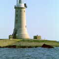 The lighthouse on the end of the breakwater , Uni: A Student Booze Cruise, Plymouth Sound, Devon - 2nd May 1986