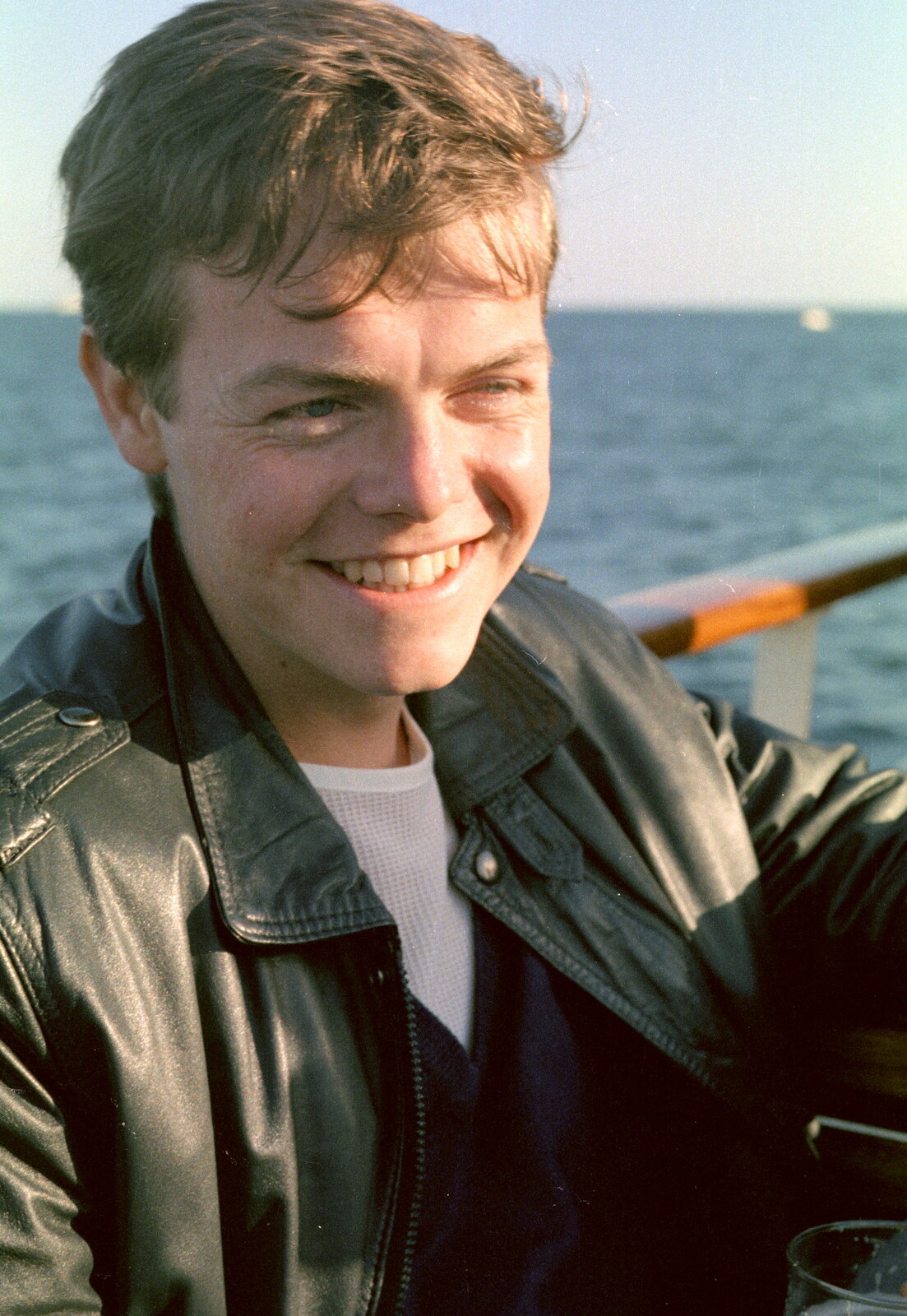 Dave Lock from Uni: A Student Booze Cruise, Plymouth Sound, Devon - 2nd May 1986