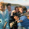 A bunch of fellow students, Uni: A Student Booze Cruise, Plymouth Sound, Devon - 2nd May 1986