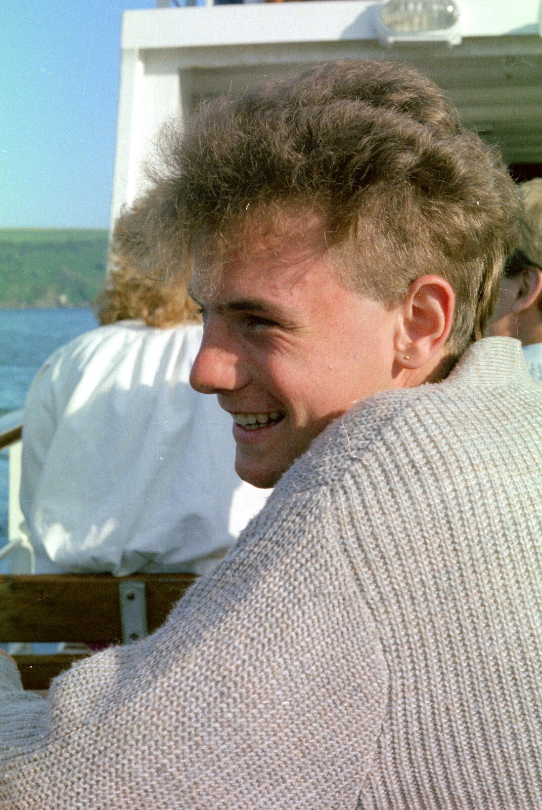 Malcolm, the Dorchester Boy from Uni: A Student Booze Cruise, Plymouth Sound, Devon - 2nd May 1986