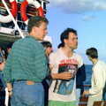Ian Dunwoody with his favourite t-shirt, Uni: A Student Booze Cruise, Plymouth Sound, Devon - 2nd May 1986
