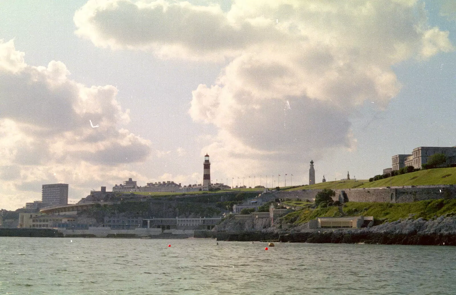 Plymouth Hoe, from Uni: A Student Booze Cruise, Plymouth Sound, Devon - 2nd May 1986