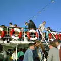 Piles of students, Uni: A Student Booze Cruise, Plymouth Sound, Devon - 2nd May 1986