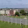 Hoe Drive, and Drake's Memorial, Uni: A Plymouth Hoe Panorama, Plymouth, Devon - 7th May 1986