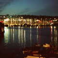 A blurry night-time Barbican, Uni: A Plymouth Hoe Panorama, Plymouth, Devon - 7th May 1986