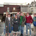 A group photo after the Salcombe photo shoot, Uni: The Plymouth Polytechnic Satique Project, Salcombe and Plymouth - 10th May 1986