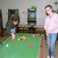 Stick-game action down in the Students' Union, Uni: Riki And Dave's Place, Sutherland Road, Plymouth - 12th May 1986