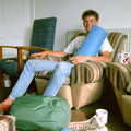 Malc gets ready to leave on a camping trip, Uni: Riki And Dave's Place, Sutherland Road, Plymouth - 12th May 1986