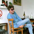 Malc's mate sits around, Uni: Riki And Dave's Place, Sutherland Road, Plymouth - 12th May 1986