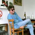 Malc's mate sits around, Uni: Riki And Dave's Place, Sutherland Road, Plymouth - 12th May 1986