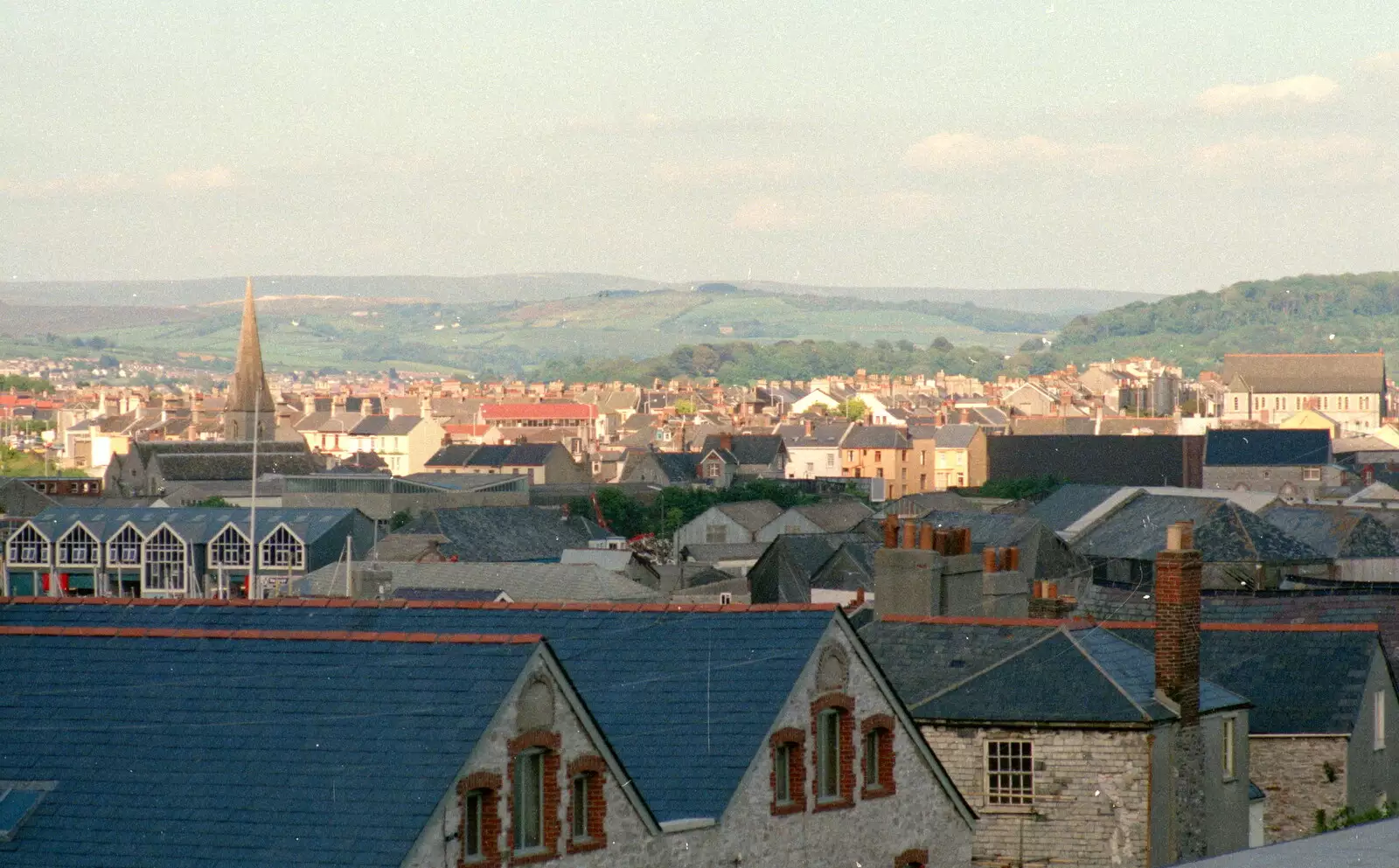 A bit of the barbican, from Uni: Riki And Dave's Place, Sutherland Road, Plymouth - 12th May 1986