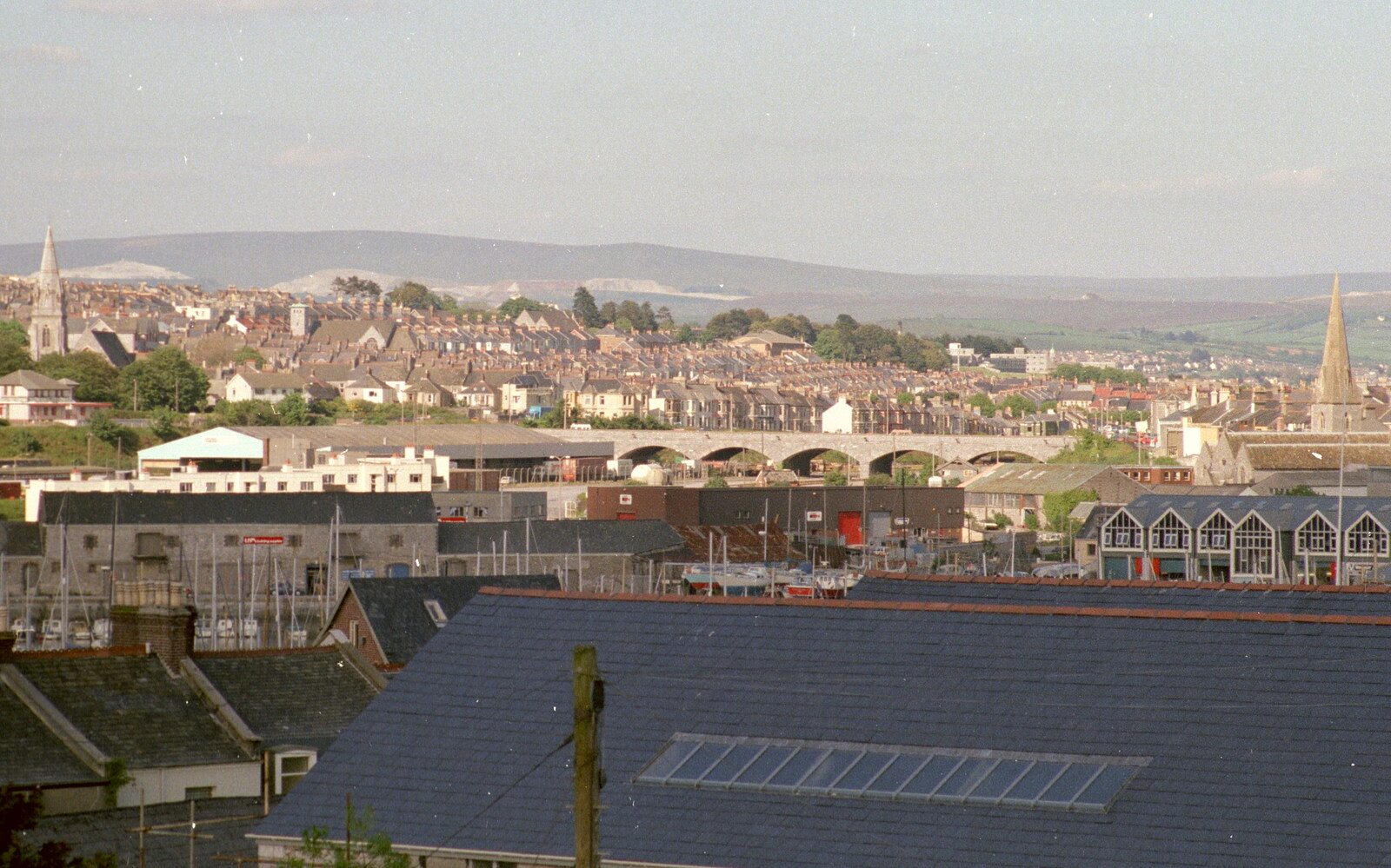 Looking towards St. Judes from Uni: Riki And Dave's Place, Sutherland Road, Plymouth - 12th May 1986