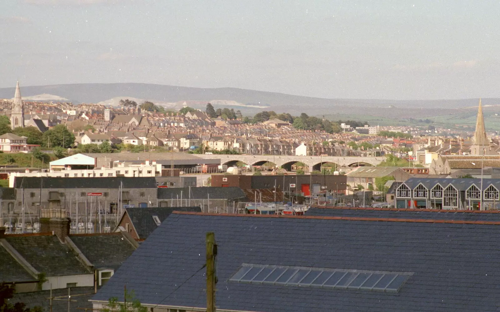 Looking towards St. Judes, from Uni: Riki And Dave's Place, Sutherland Road, Plymouth - 12th May 1986