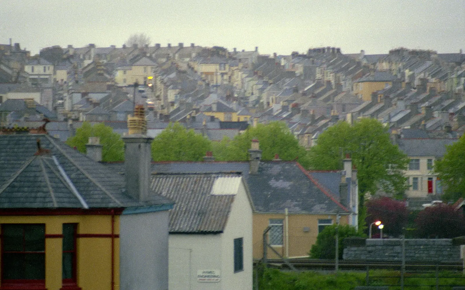 More St. Judes rooftops, from Uni: A Tutorial Miscellany and Cromwell Road, Plymouth Polytechnic, Devon - 14th May 1986