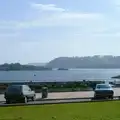 Looking out over Drake's Island and the Sound, Uni: A Tutorial Miscellany and Cromwell Road, Plymouth Polytechnic, Devon - 14th May 1986