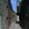 Some backstreet construction on the Barbican, Uni: Phil and Anna Visit Nosher, Plymouth, Devon - 18th May 1986