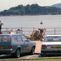 Drake's Island and a 1983 Vauxhall Cavalier, Uni: Phil and Anna Visit Nosher, Plymouth, Devon - 18th May 1986