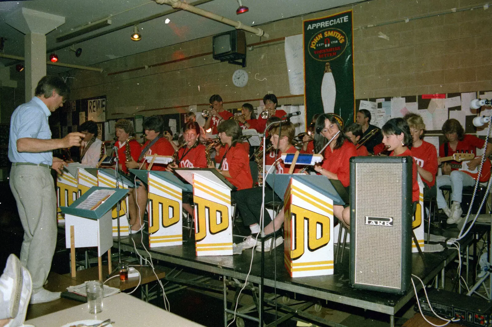 The Tamar Youth Jazz Orchestra perform in the SU, from Uni: Phil and Anna Visit Nosher, Plymouth, Devon - 18th May 1986