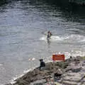 A couple of intrepid paddlers, Uni: Phil and Anna Visit Nosher, Plymouth, Devon - 18th May 1986