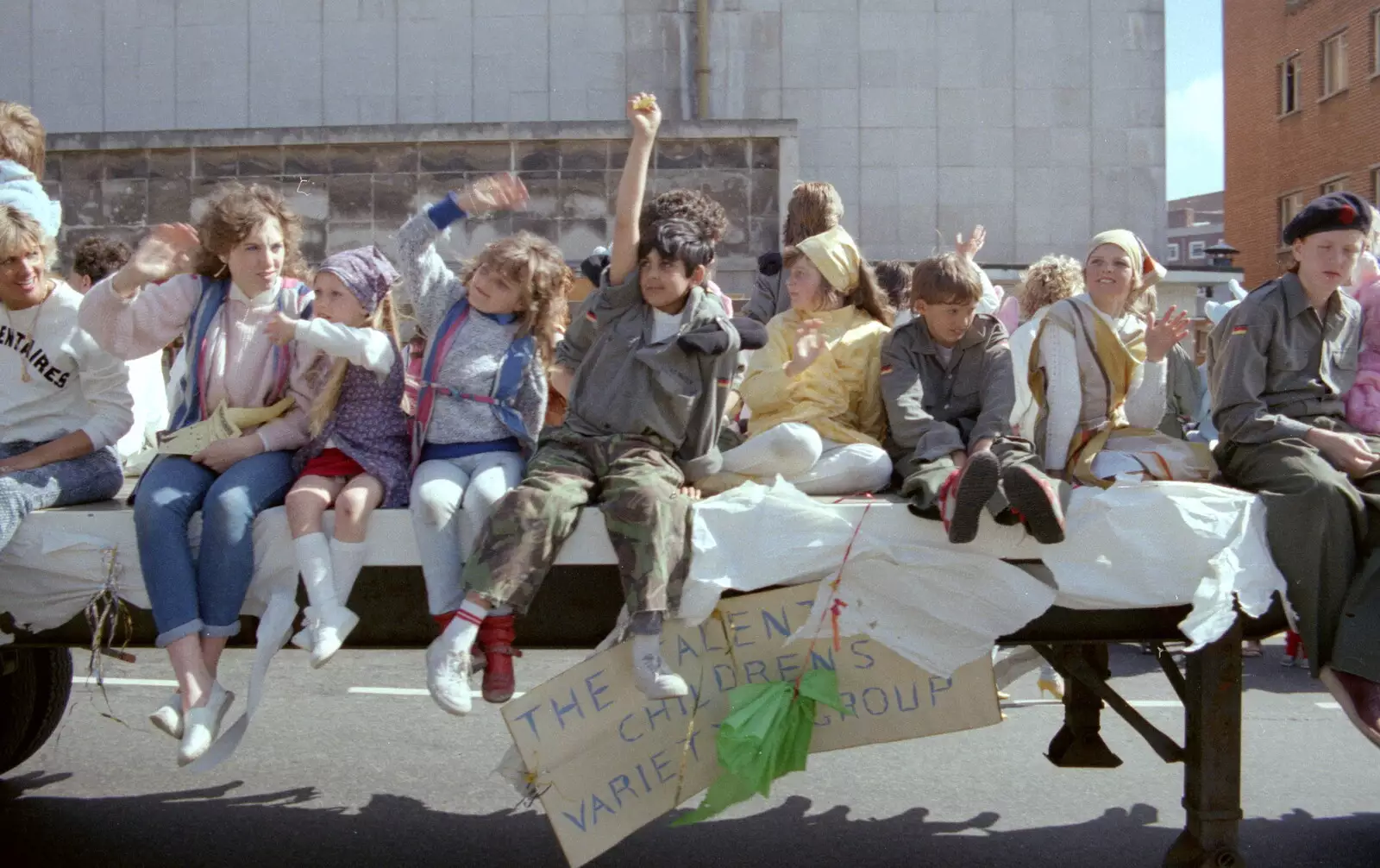 A children's Variety group, from Uni: The Lord Mayor's Procession, Plymouth, Devon - 21st May 1986