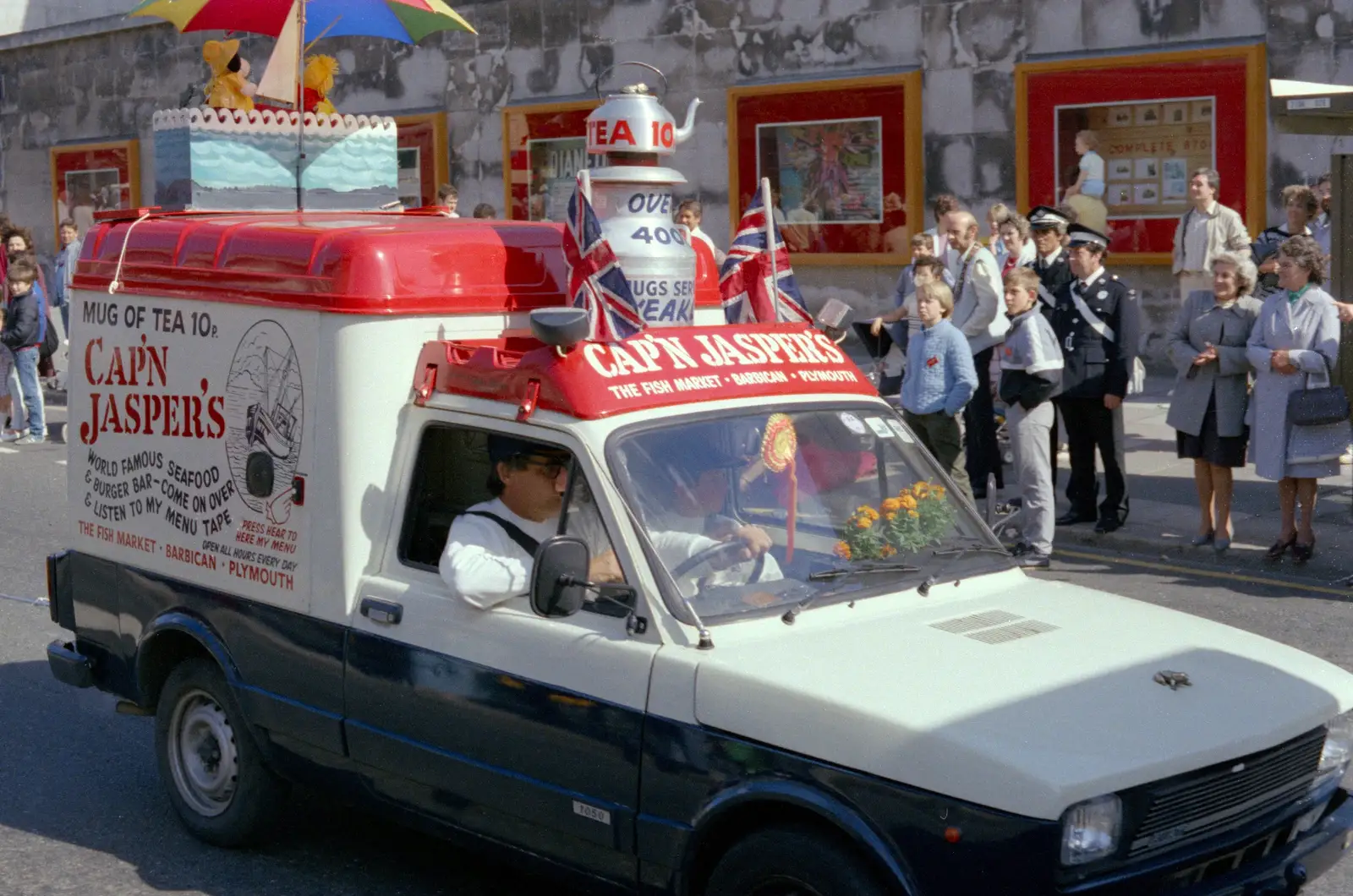 The Cap'n Jasper van, from Uni: The Lord Mayor's Procession, Plymouth, Devon - 24th May 1986