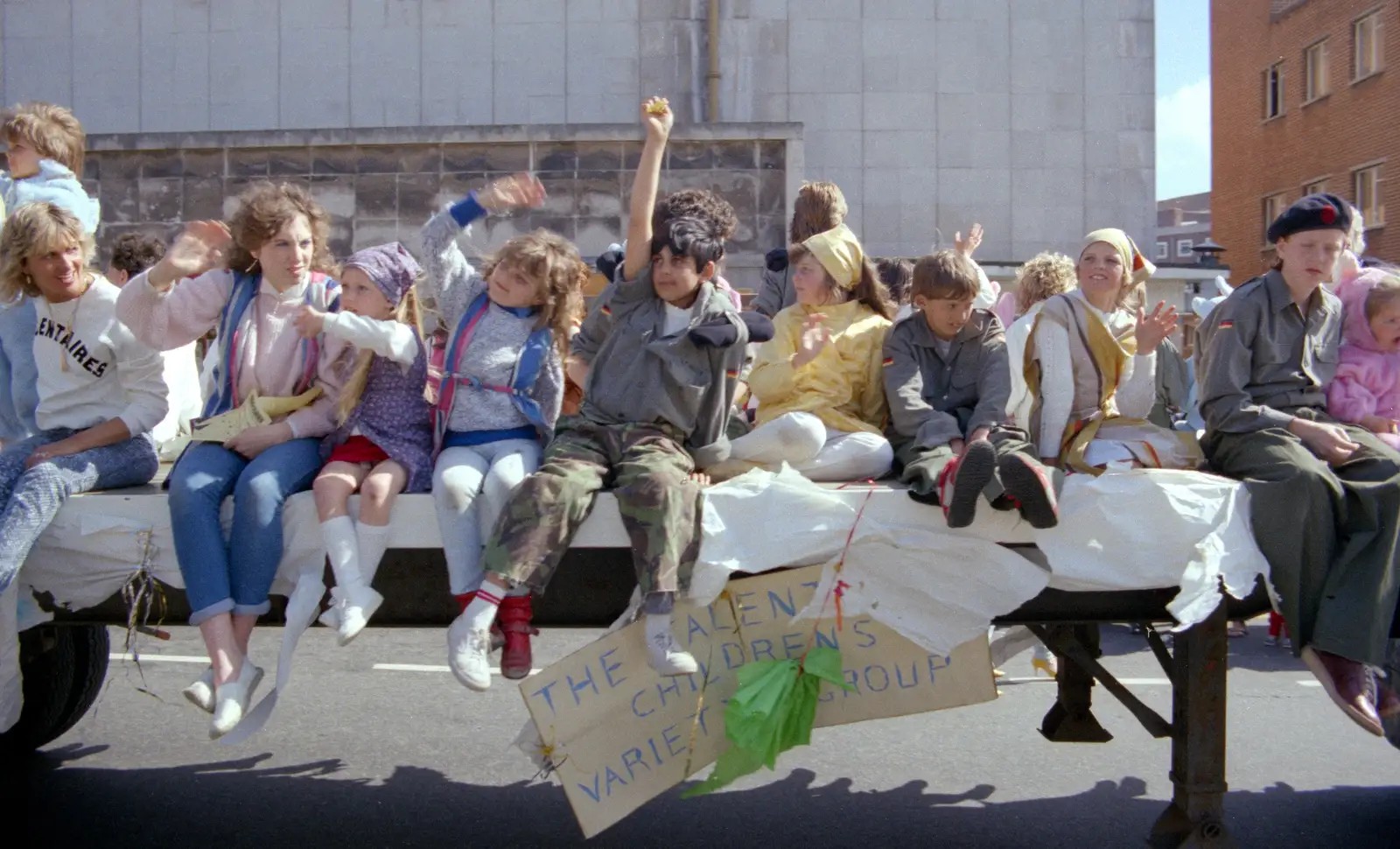A children's Variety group, from Uni: The Lord Mayor's Procession, Plymouth, Devon - 24th May 1986