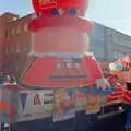 An inflatable Wimpy mascot, as in burgers, Uni: The Lord Mayor's Procession, Plymouth, Devon - 24th May 1986