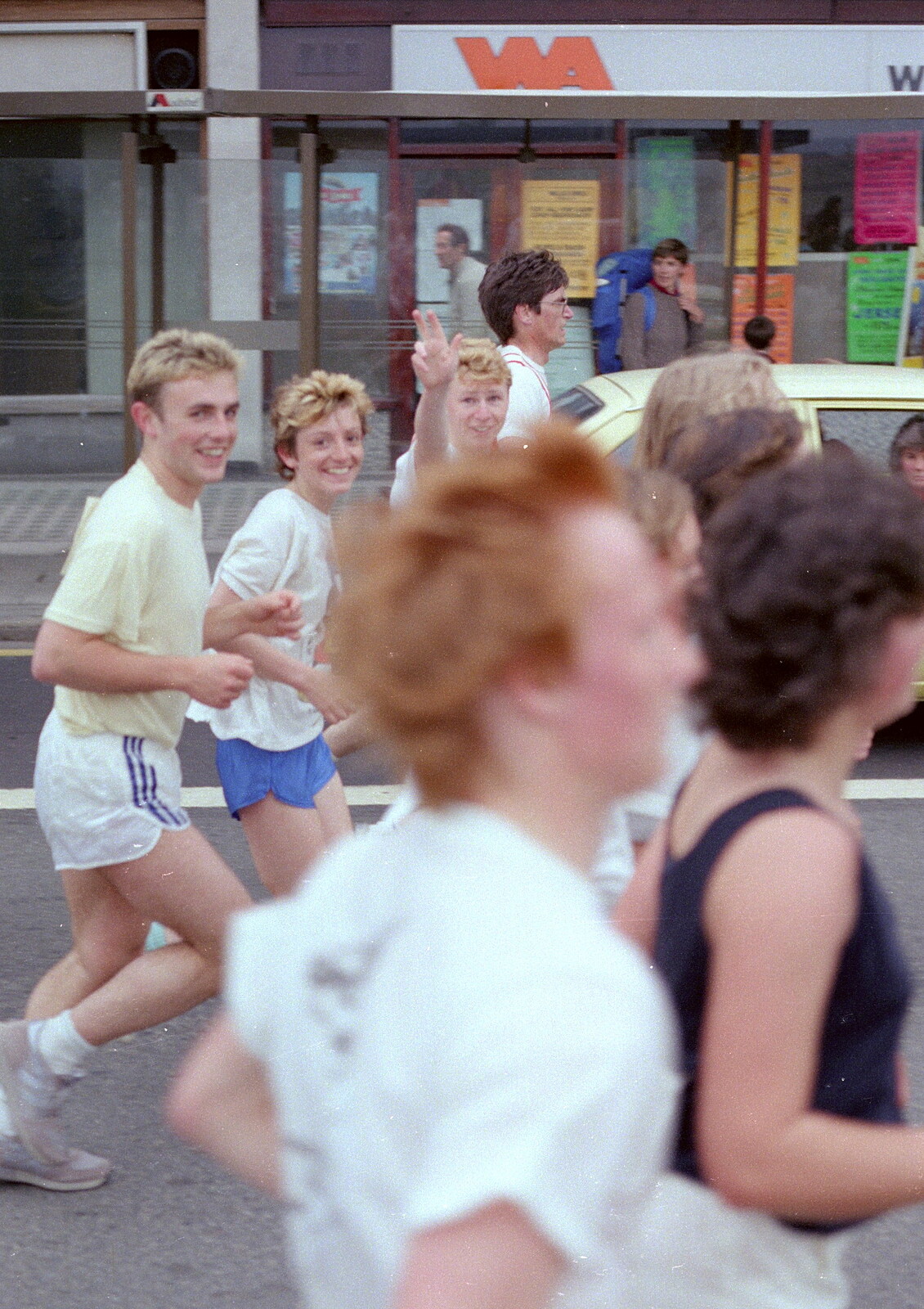 The phsychology gang from Uni: Sport Aid - Run The World, Plymouth, Devon - 25th May 1986